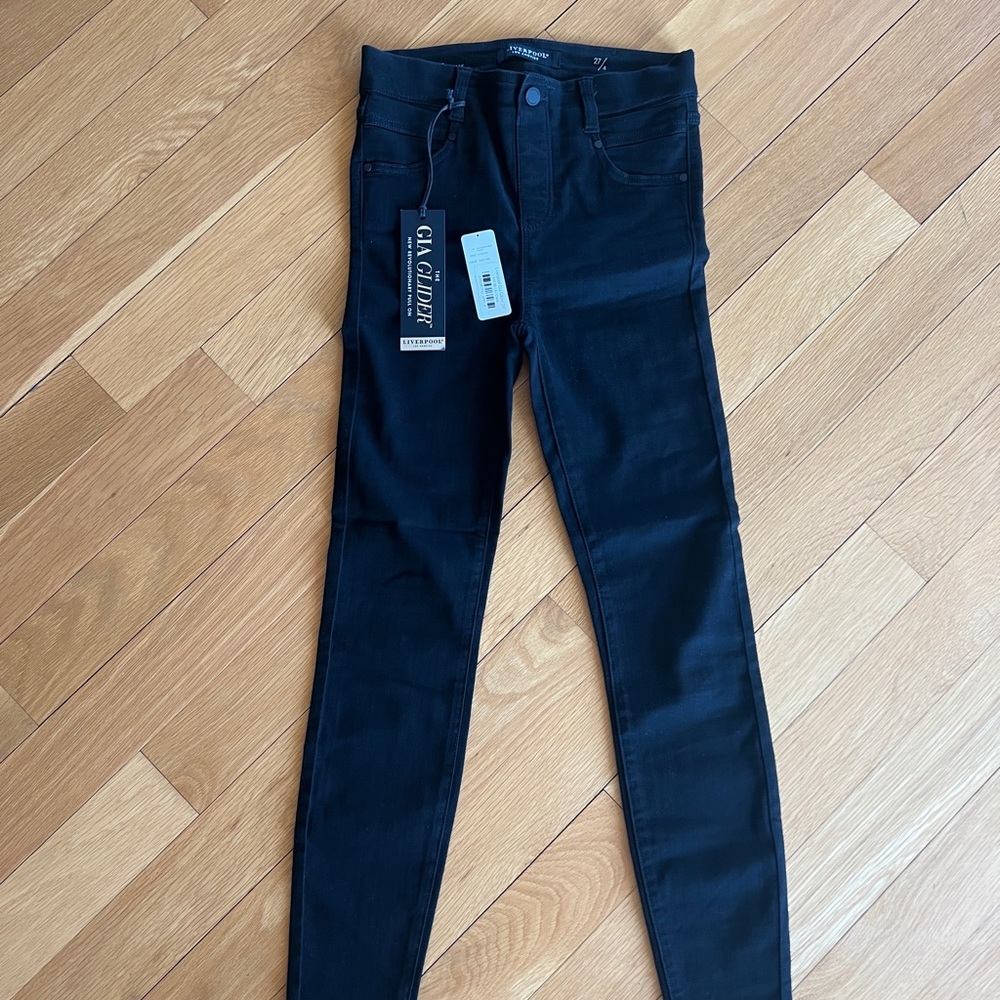 Liverpool black jeans, BRAND NEW never worn Gia glider pants.
